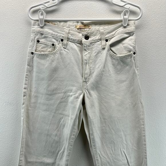 Levi's Baggy Bootcut Jeans Premium Denim White 27 - Picture 4 of 16